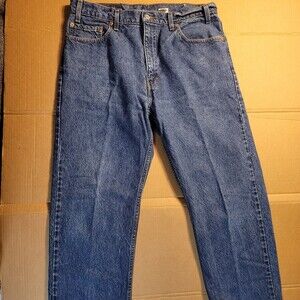 Vintage Levis Jeans Mens 36x30 Blue Denim 505 Regular Fit Straight Leg 90s 1998